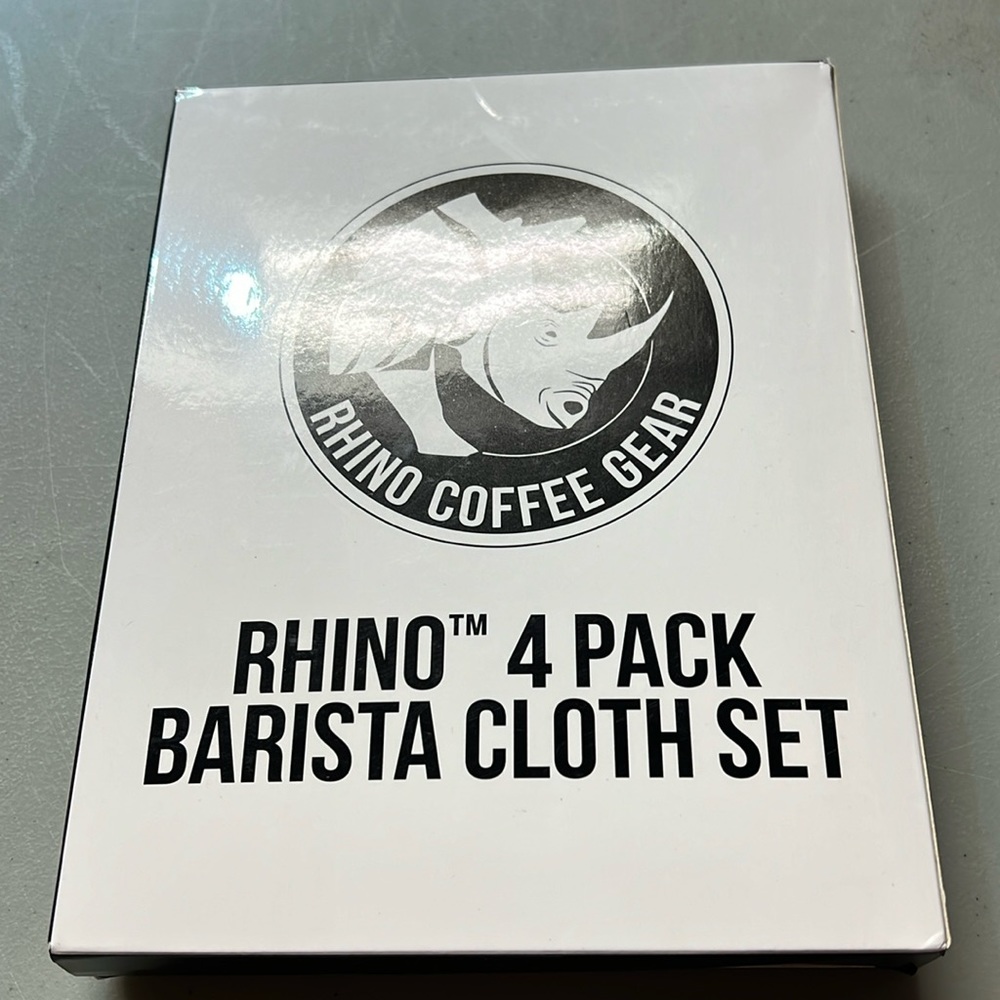 NWT Rhino Barista 4 Pack Cloth Set